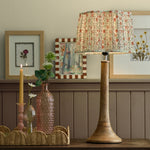 Floral Orange Lighting - Elai Pleated Scalloped Lamp Shade Terracotta Voyage Maison