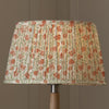 Floral Orange Lighting - Elai Pleated Tapered Lamp Shade Terracotta Voyage Maison