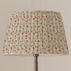 Floral Orange Lighting - Elai Pleated Tapered Lamp Shade Terracotta Voyage Maison