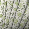 Floral Green Fabric - Elai Printed Cotton Fabric (By The Metre) Sage Voyage Maison