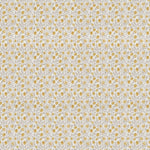 Floral Beige Fabric - Elai Printed Cotton Fabric (By The Metre) Stone Voyage Maison