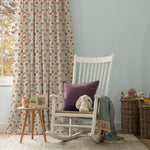 Floral Orange Fabric - Elai Printed Cotton Fabric (By The Metre) Terracotta Voyage Maison