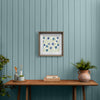 Floral Blue Wall Art - Elai  Framed Print Nut/Denim Voyage Maison