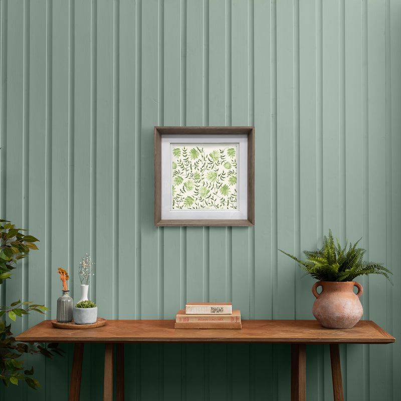 Floral Green Wall Art - Elai  Framed Print Nut/Sage Voyage Maison