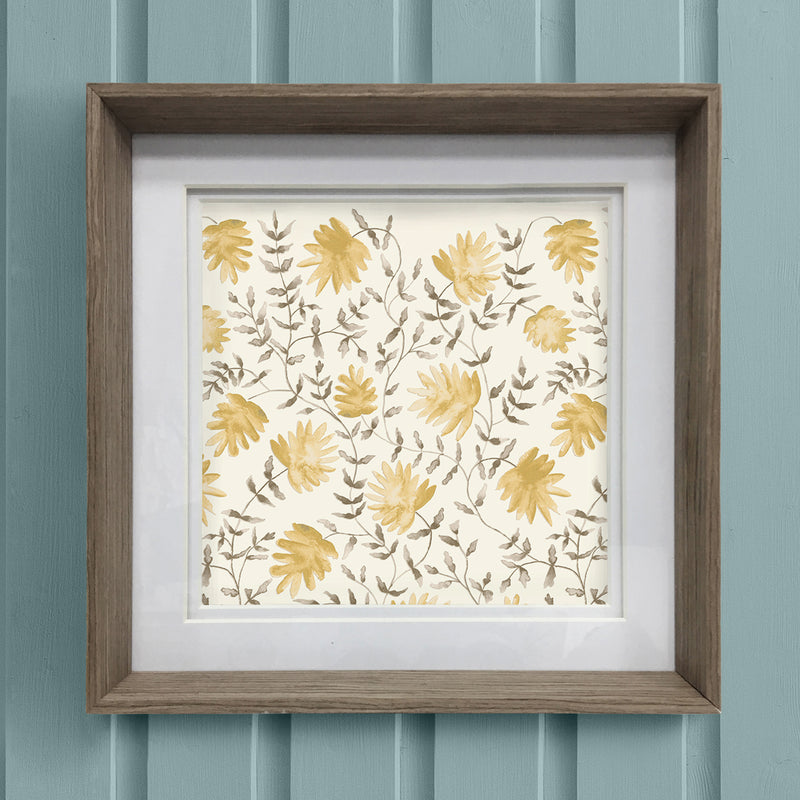 Floral Beige Wall Art - Elai  Framed Print Nut/Stone Voyage Maison