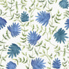 Abstract Blue Wallpaper - Elai  1.4m Wide Width Wallpaper (By The Metre) Denim Voyage Maison