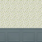 Abstract Green Wallpaper - Elai  1.4m Wide Width Wallpaper (By The Metre) Sage Voyage Maison