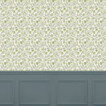 Abstract Green Wallpaper - Elai  1.4m Wide Width Wallpaper (By The Metre) Sage Voyage Maison