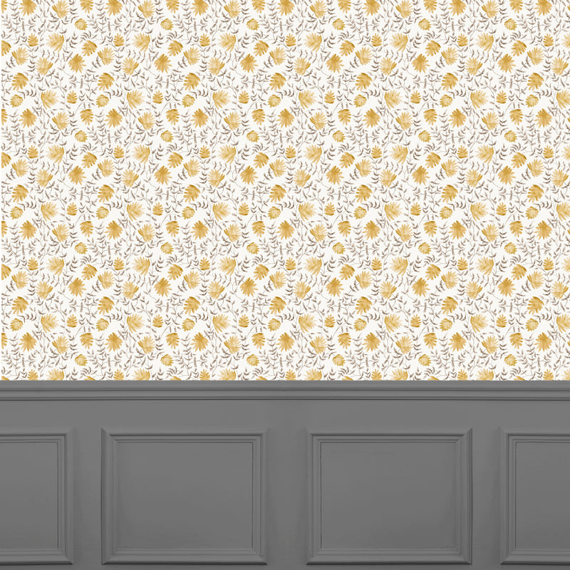 Abstract Beige Wallpaper - Elai  1.4m Wide Width Wallpaper (By The Metre) Stone Voyage Maison