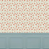 Abstract Orange Wallpaper - Elai  1.4m Wide Width Wallpaper (By The Metre) Terracotta Voyage Maison