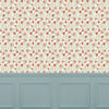 Abstract Orange Wallpaper - Elai  1.4m Wide Width Wallpaper (By The Metre) Terracotta Voyage Maison