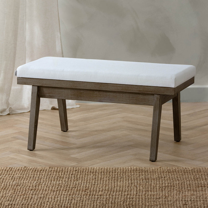Elden Footstool Ecru