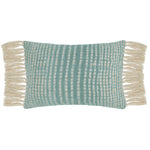 Geometric Blue Cushions - Elford Printed Cushion Cover Seafoam Voyage Maison