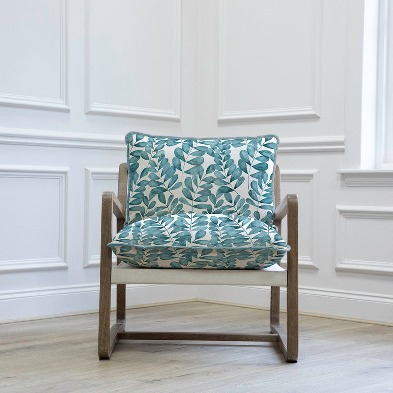 Additions Elias Solid Wood Rowan Chair in Aqua