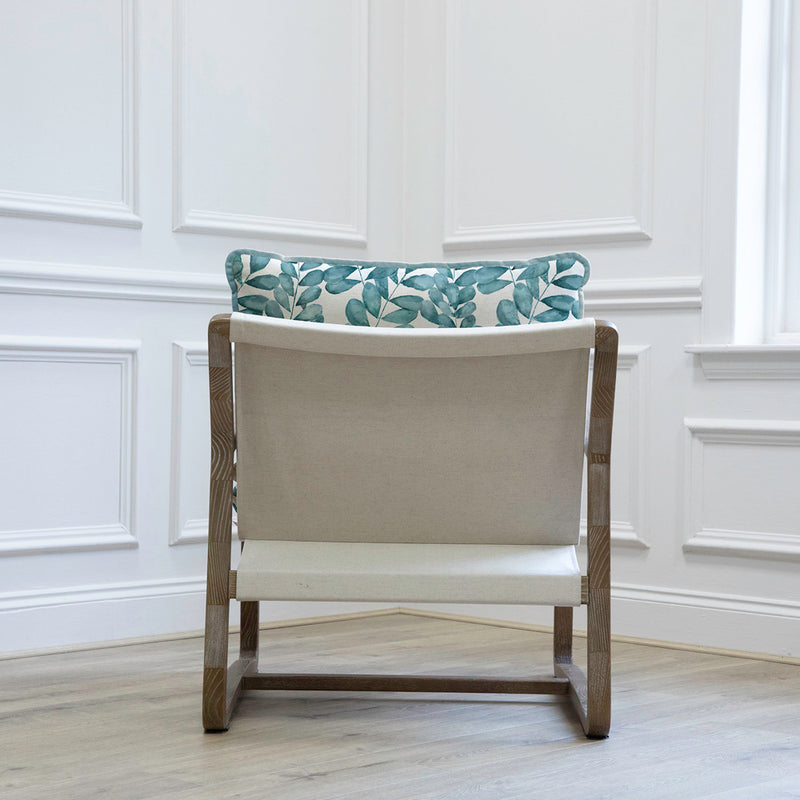 Additions Elias Solid Wood Rowan Chair in Aqua