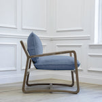 Voyage Maison Elias Solid Wood Tivoli Chair in Bluebell