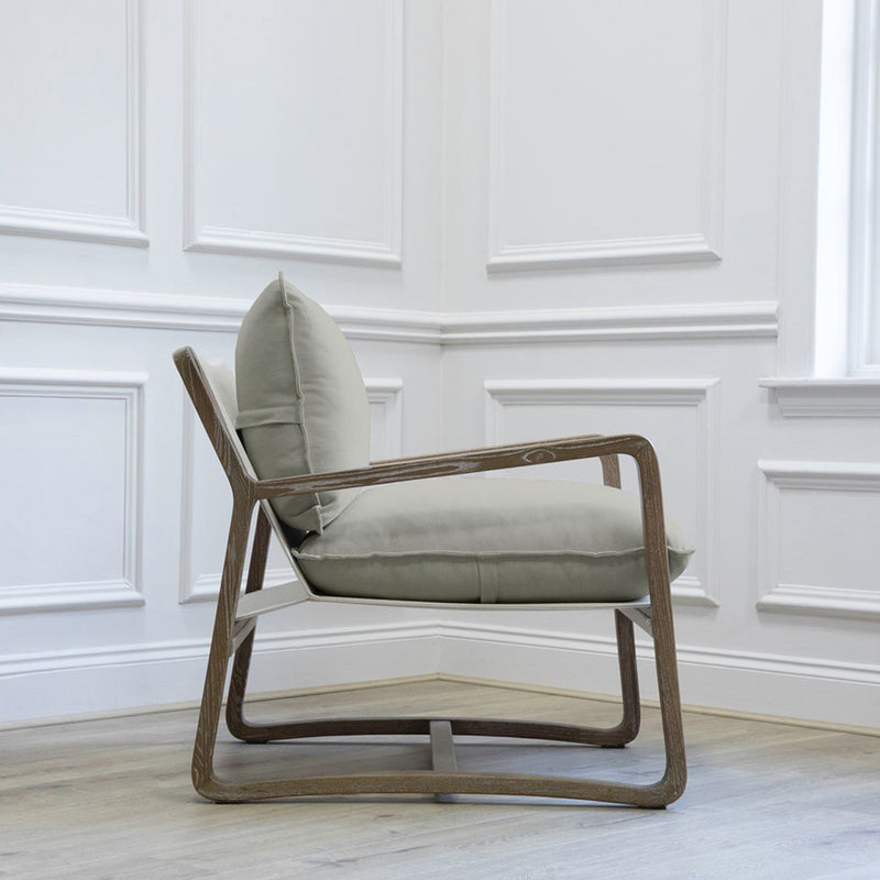 Voyage Maison Elias Solid Wood Tivoli Chair in Silver