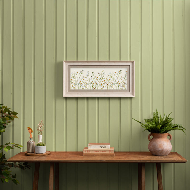 Floral Green Wall Art - Ellaphie  Framed Print Birch/Cream Voyage Maison