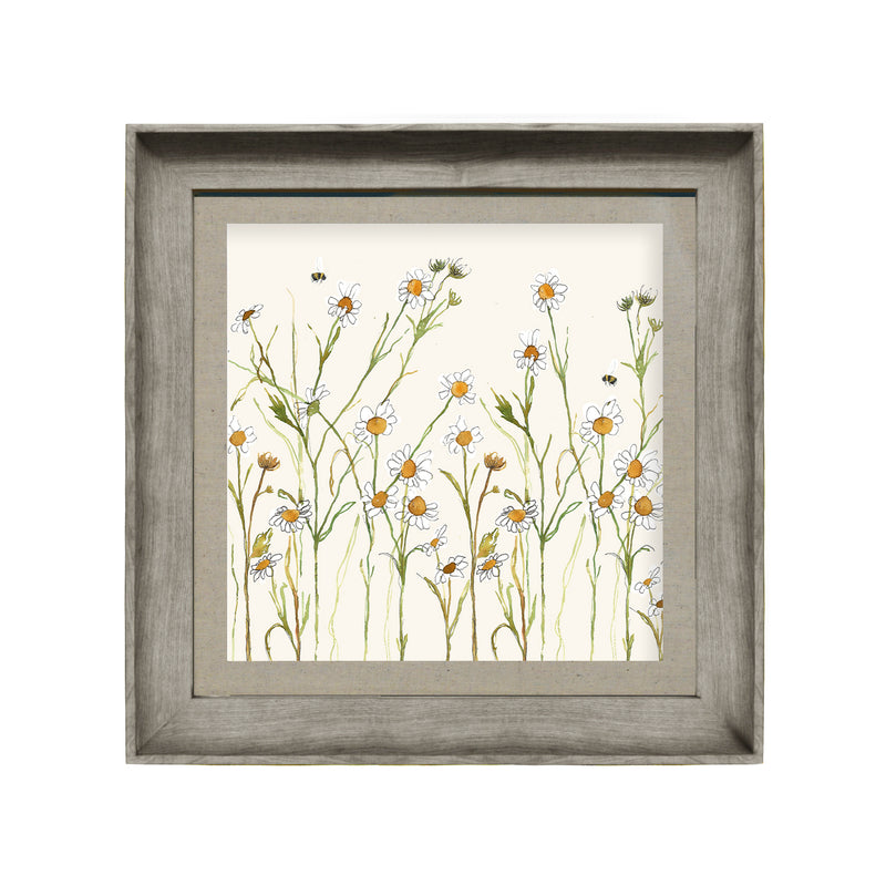 Floral Green Wall Art - Ellaphie  Framed Print Stone/Cream Voyage Maison