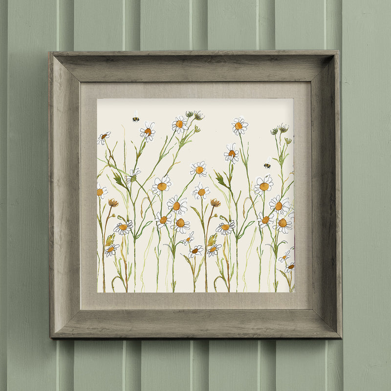 Floral Green Wall Art - Ellaphie  Framed Print Stone/Cream Voyage Maison