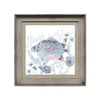 Animal Blue Wall Art - Ellero  Framed Print Stone/Marine Voyage Maison