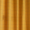 furn. Ellis Windowpane Check Eyelet Curtains in Ochre