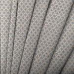 Geometric Grey Fabric - Elmore Woven Jacquard Fabric Steel Voyage Maison