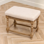 Eloise Wooden Footstool Oak