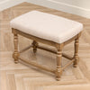 Eloise Wooden Footstool Oak