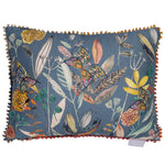 Floral Blue Cushions - Elora Orchard Printed Cushion Cover Twilight Voyage Maison