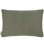 Floral Green Cushions - Elowen Printed Piped Feather Filled Cushion Linen Voyage Maison