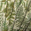 Floral Green Fabric - Elowen Printed Cotton Fabric (By The Metre) Linen Voyage Maison