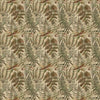 Floral Brown Fabric - Elowen Printed Cotton Fabric (By The Metre) Mulberry Voyage Maison