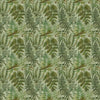 Floral Green Fabric - Elowen Printed Cotton Fabric (By The Metre) Sage Voyage Maison