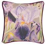 Marie Burke Elva Printed Cushion Cover in Damson