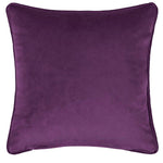 Marie Burke Elva Printed Cushion Cover in Damson