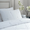 Plain Black Bedding - Elysia Pinch Pleat 100% Cotton Duvet Cover Set Black Paoletti