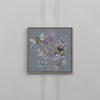 Floral Purple Wall Art - Elysium Storm Framed Canvas Stone Voyage Maison