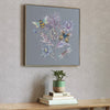 Floral Purple Wall Art - Elysium Storm Framed Canvas Stone Voyage Maison