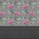 Voyage Maison Elysium 1.4m Wide Width Wallpaper in Oynx