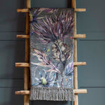 Voyage Maison Elysium Velvet Printed Throw in Sapphire