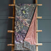 Voyage Maison Elysium Velvet Printed Throw in Sapphire