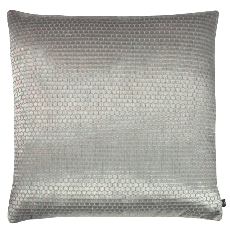 Prestigious Textiles Emboss Metallic Cushion Cover in Shell