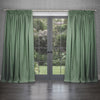 Voyage Maison Emilio Woven Pencil Pleat Curtains in Clover