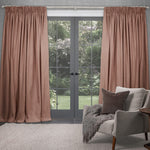 Voyage Maison Emilio Woven Pencil Pleat Curtains in Paprika