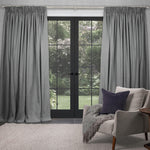 Voyage Maison Emilio Woven Pencil Pleat Curtains in Pebble