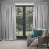 Voyage Maison Emilio Woven Pencil Pleat Curtains in Silver