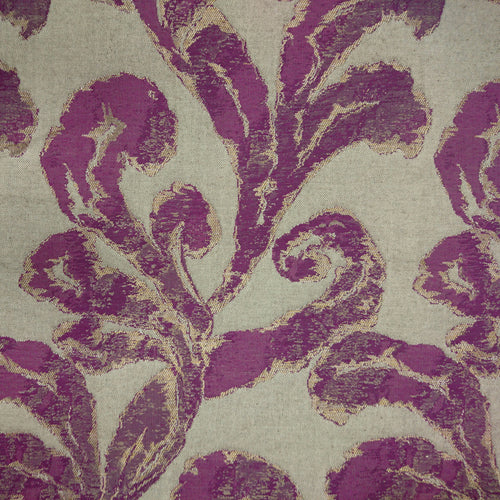 Voyage Maison Emington Woven Jacquard Fabric in Grape