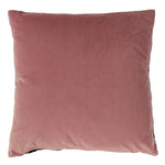 Paoletti Empire Velvet Jacquard Cushion Cover in Blush/Navy