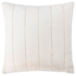 Plain Cream Cushions - Empress Faux Fur Cushion Cover Cream Paoletti